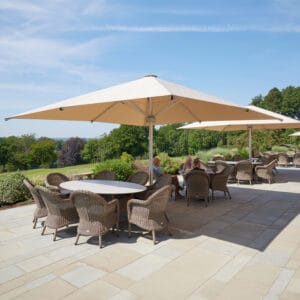 5m x 5m Centre Post Parasol - Nova