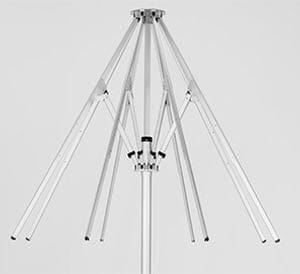 3.5m x 2.3m Rectangular Centre Post Parasol - Nova