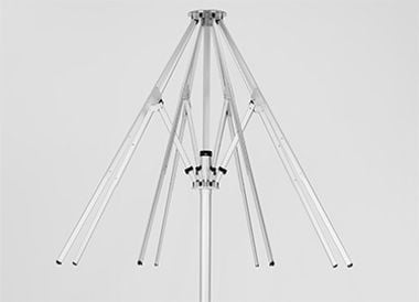 3.5m x 2.3m Rectangular Centre Post Parasol - Nova