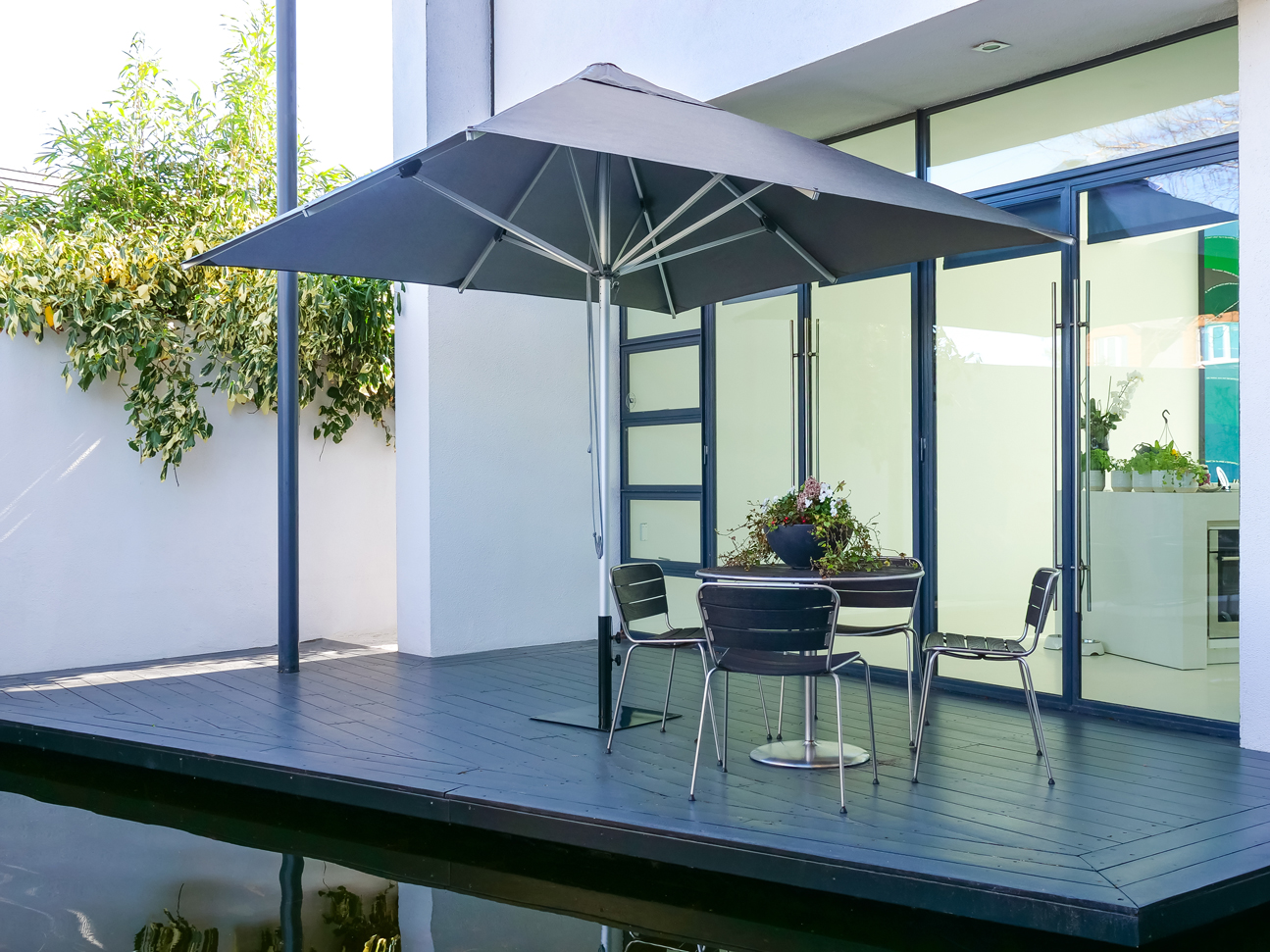 3m Square Cafe Series – Aluminium Parasol