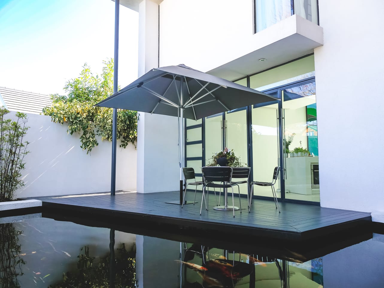 3m Square Cafe Series – Aluminium Parasol