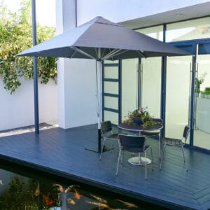 3m Square Cafe Series – Aluminium Parasol