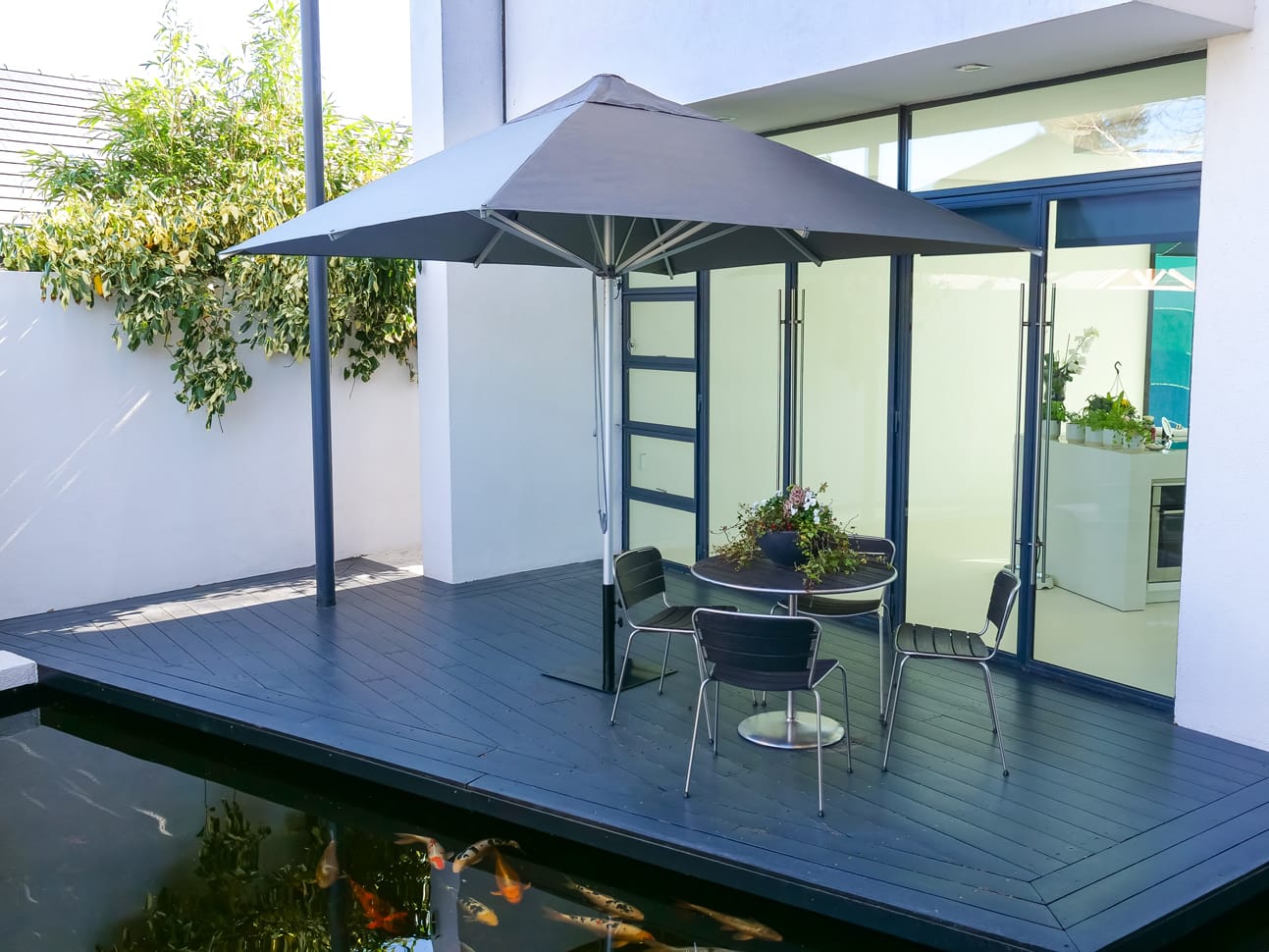 3m Square Cafe Series – Aluminium Parasol