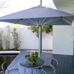 3m Square Cafe Series – Aluminium Parasol