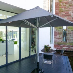 3m Square Cafe Series – Aluminium Parasol