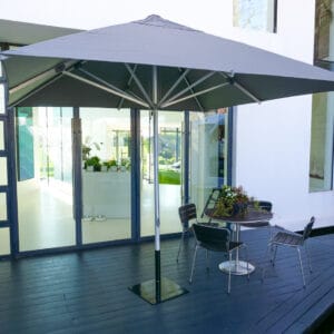 3m Square Cafe Series – Aluminium Parasol