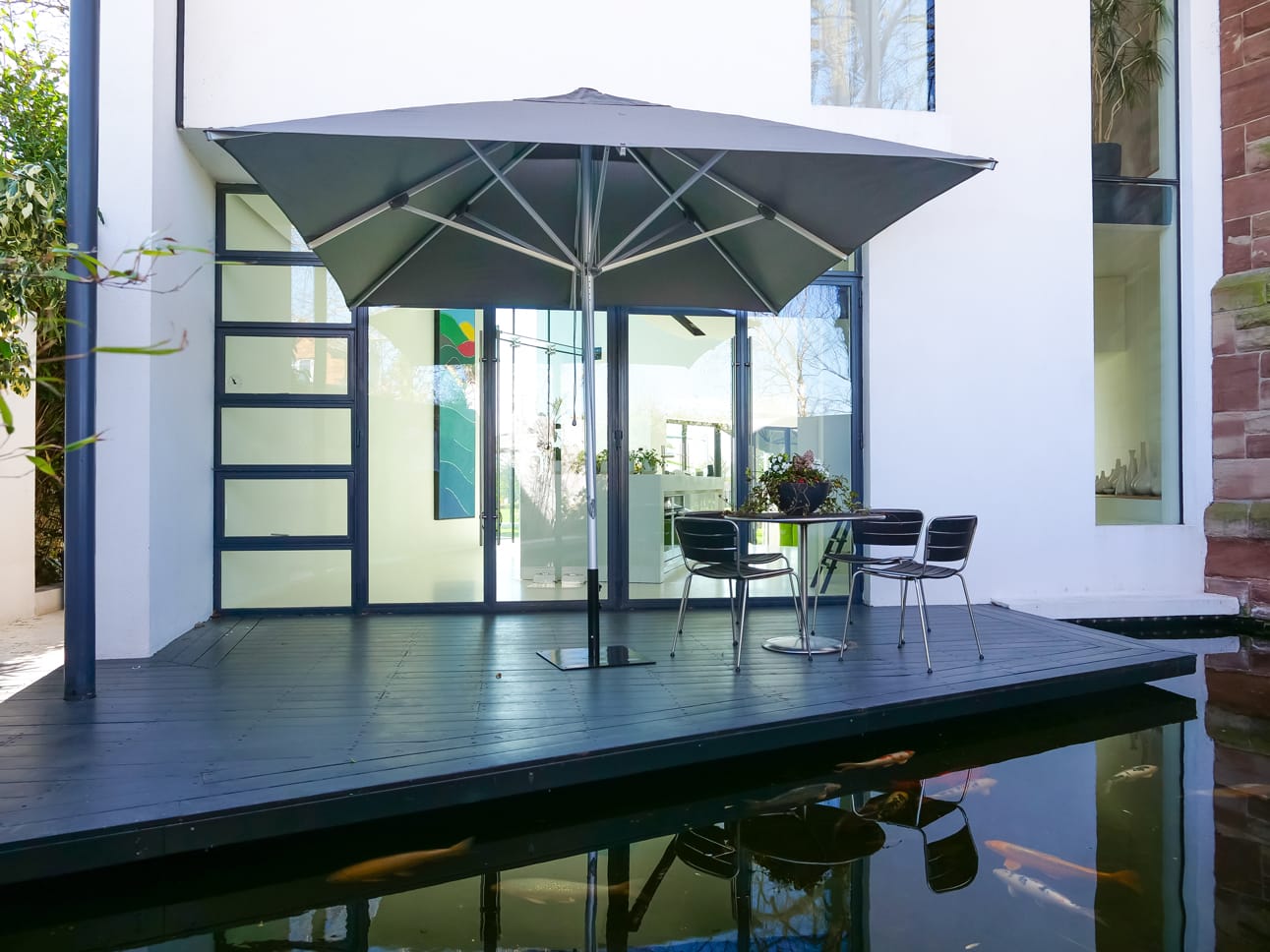 3m Square Cafe Series – Aluminium Parasol