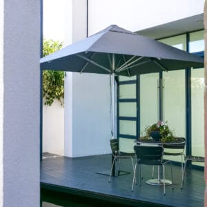 3m Square Cafe Series – Aluminium Parasol