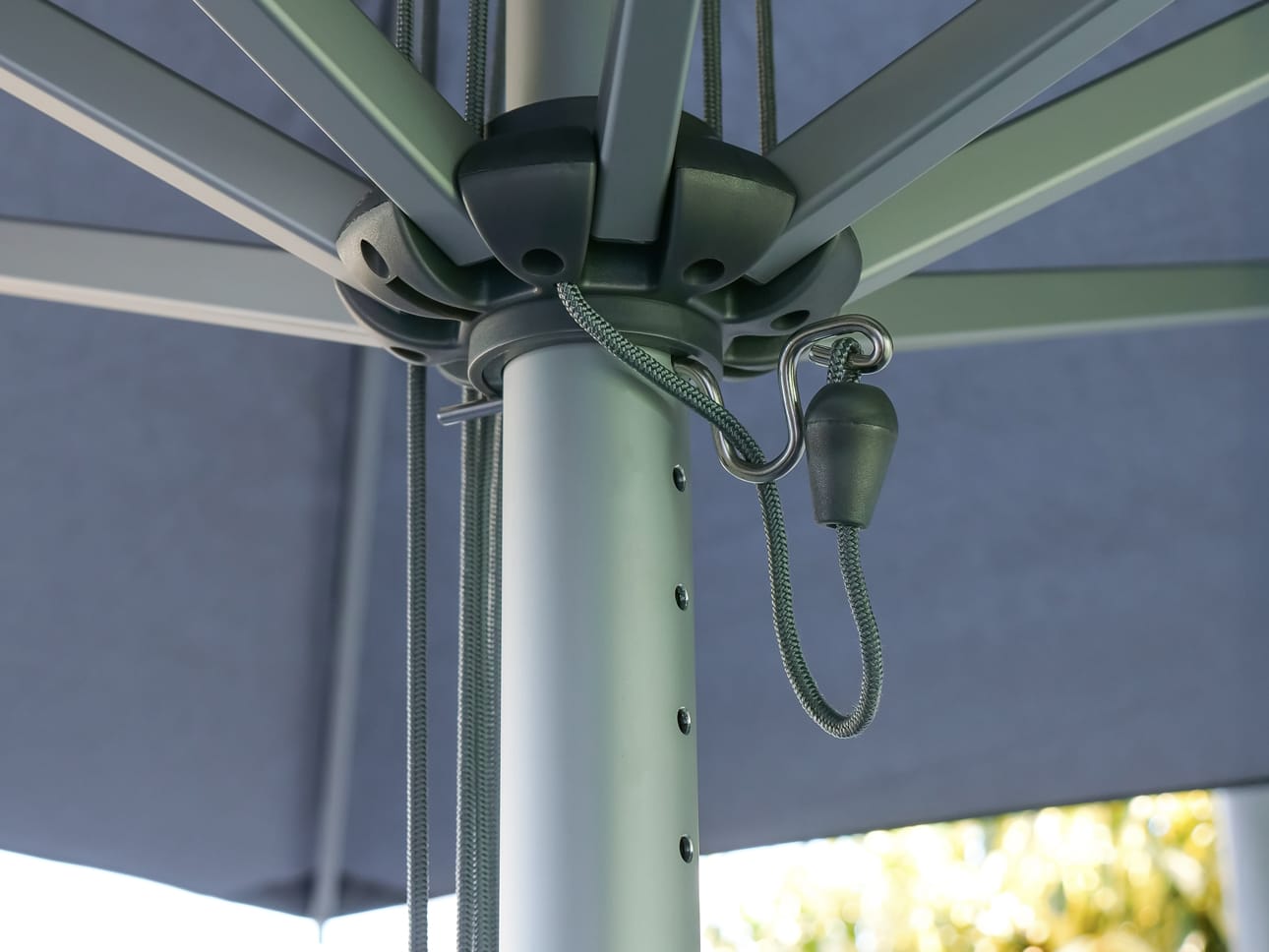 3m Square Cafe Series – Aluminium Parasol