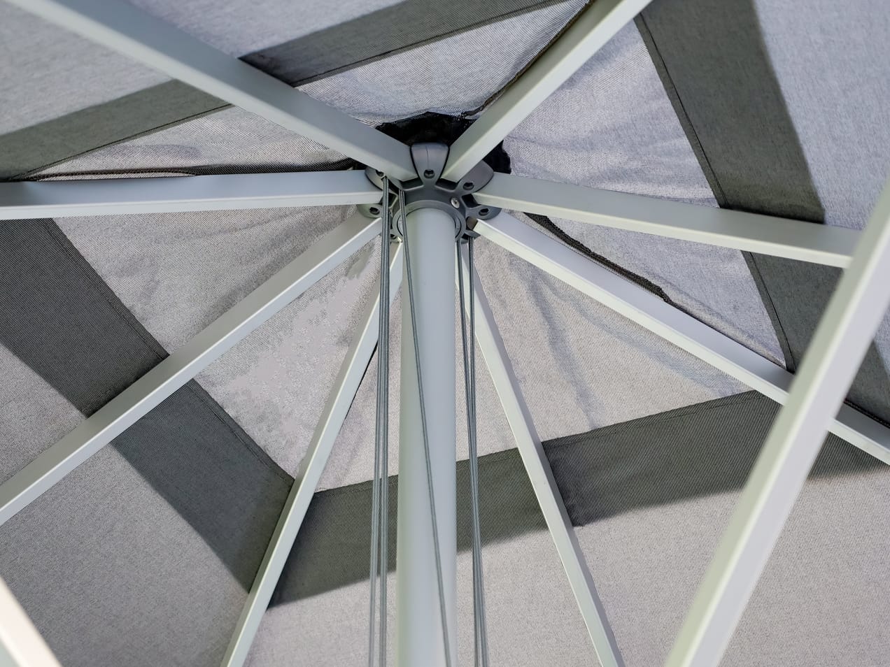 3m Square Cafe Series – Aluminium Parasol