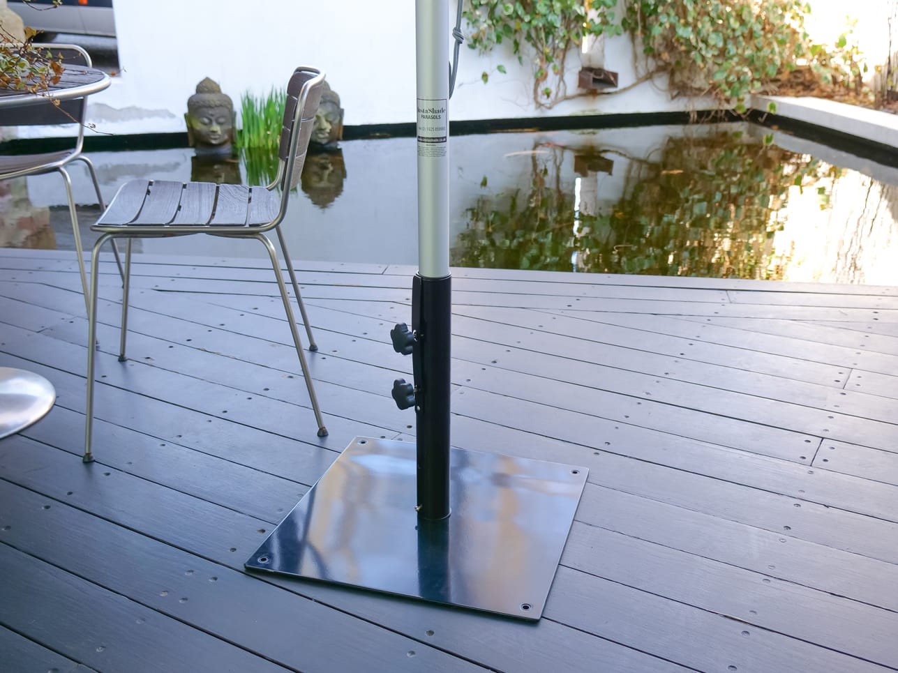 3m Square Cafe Series – Aluminium Parasol