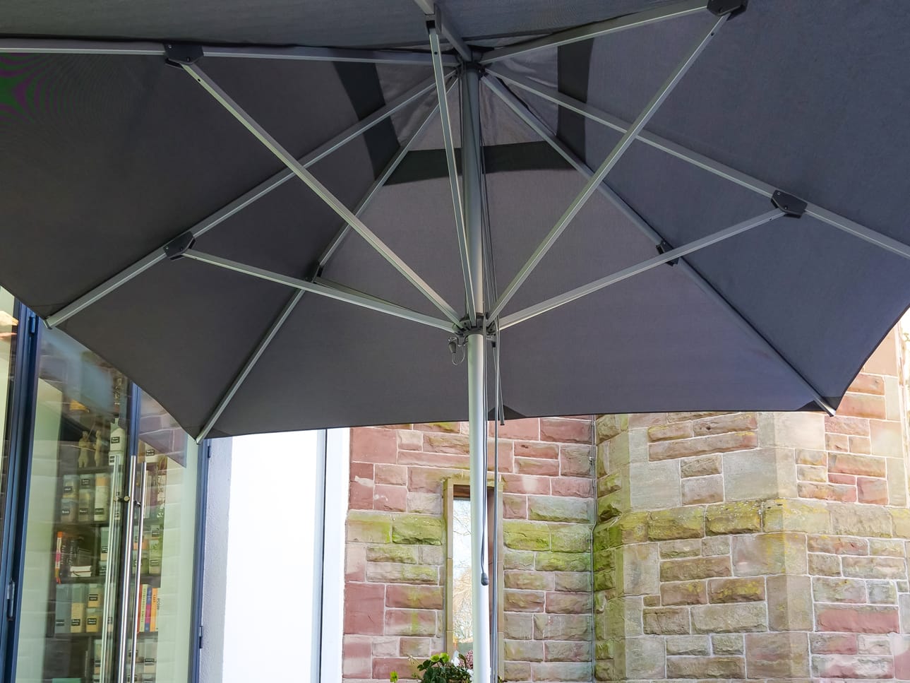 3m Square Cafe Series – Aluminium Parasol