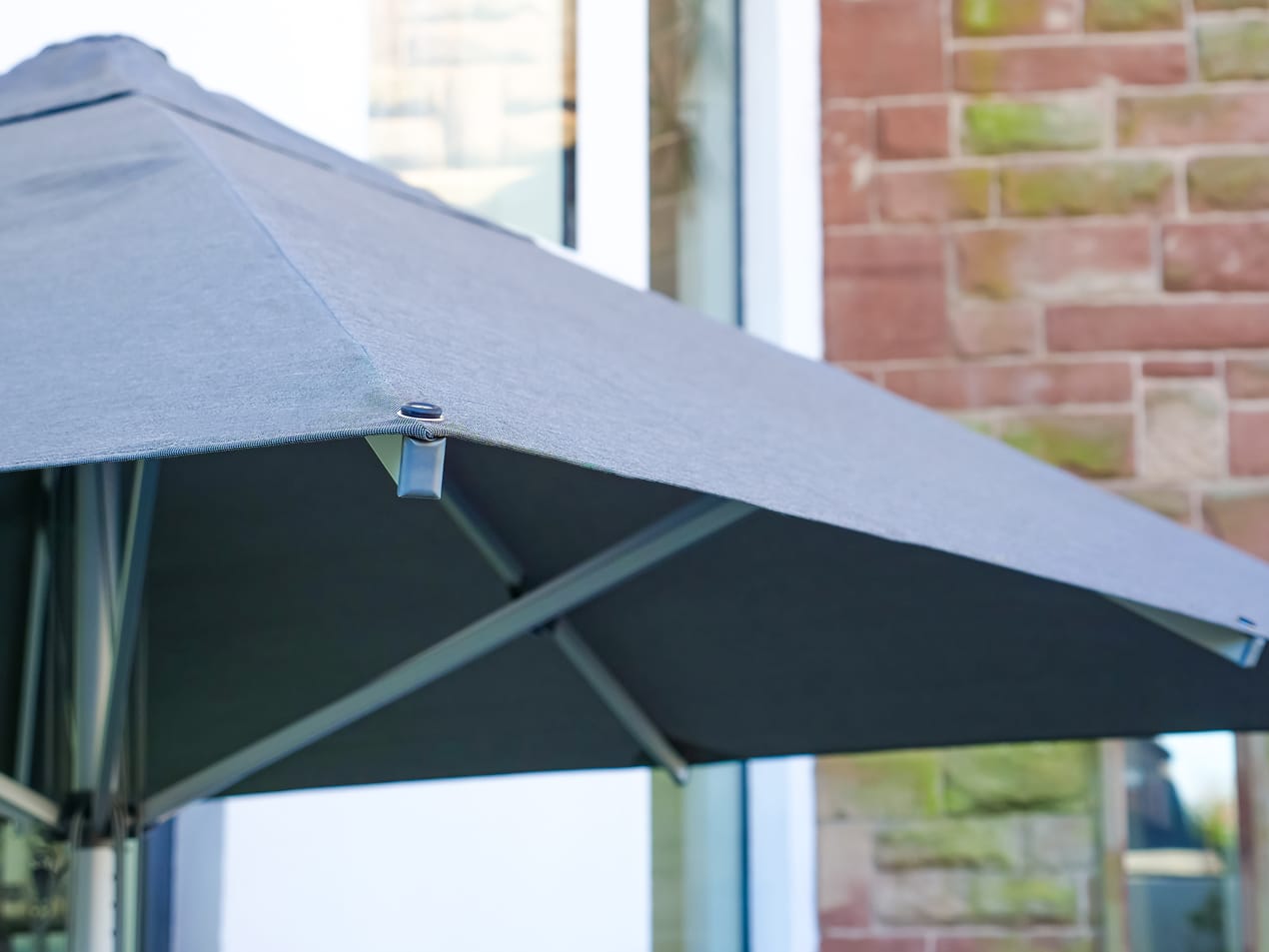 3m Square Cafe Series – Aluminium Parasol