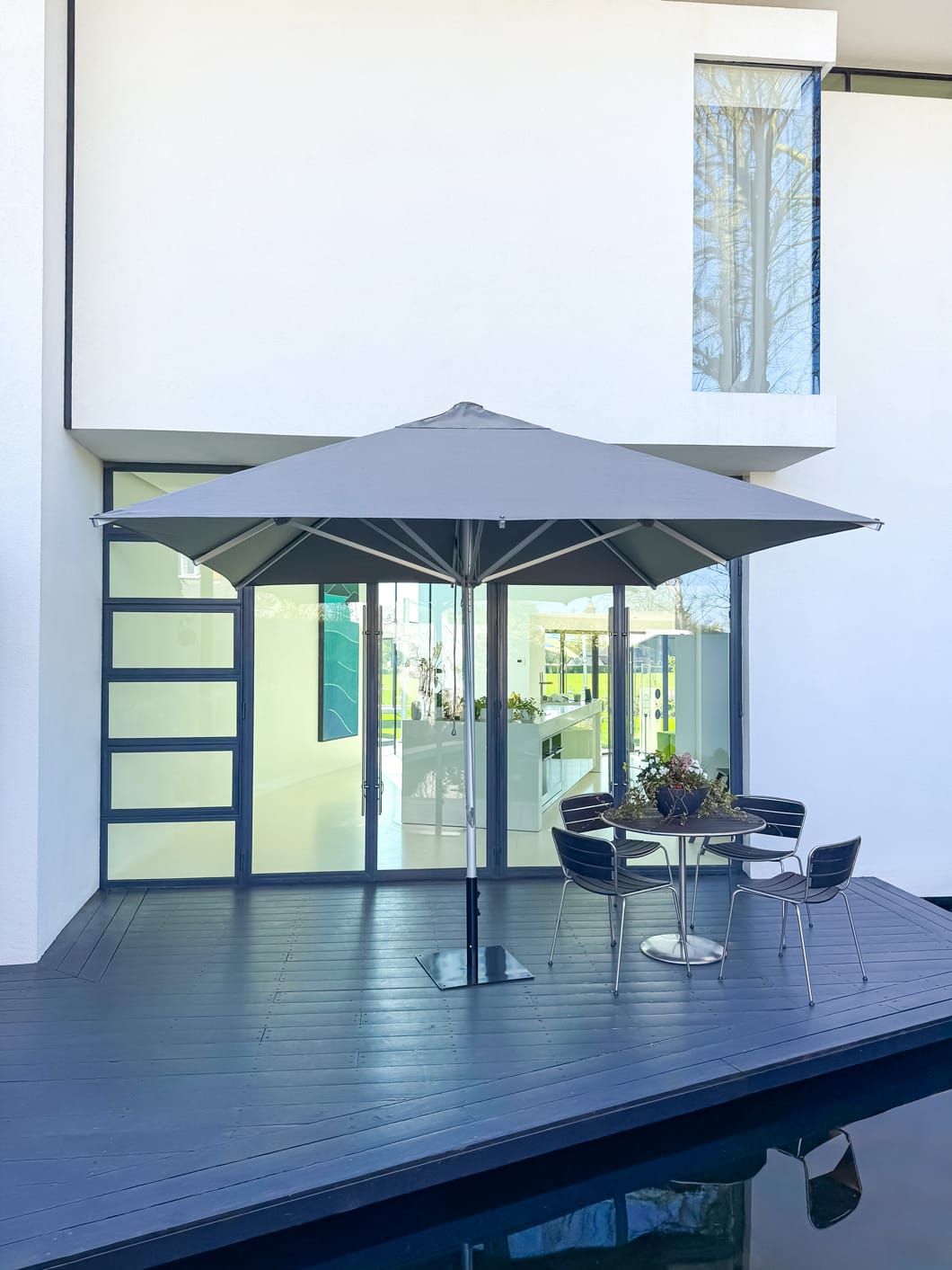3m Square Cafe Series – Aluminium Parasol
