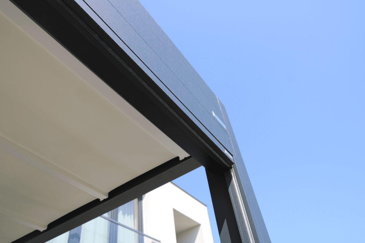 Cubic 4m x 4m (2) 4m x 4m Square Free Standing Cubic Retractable Roof Pergola