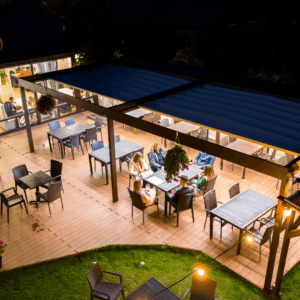 7m x 4m Cubic Retractable Roof Pergola