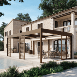 7m x 4m Cubic Retractable Roof Pergola