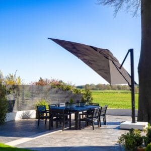 4m x 3m Rectangular Cantilever Parasol - Eclipse