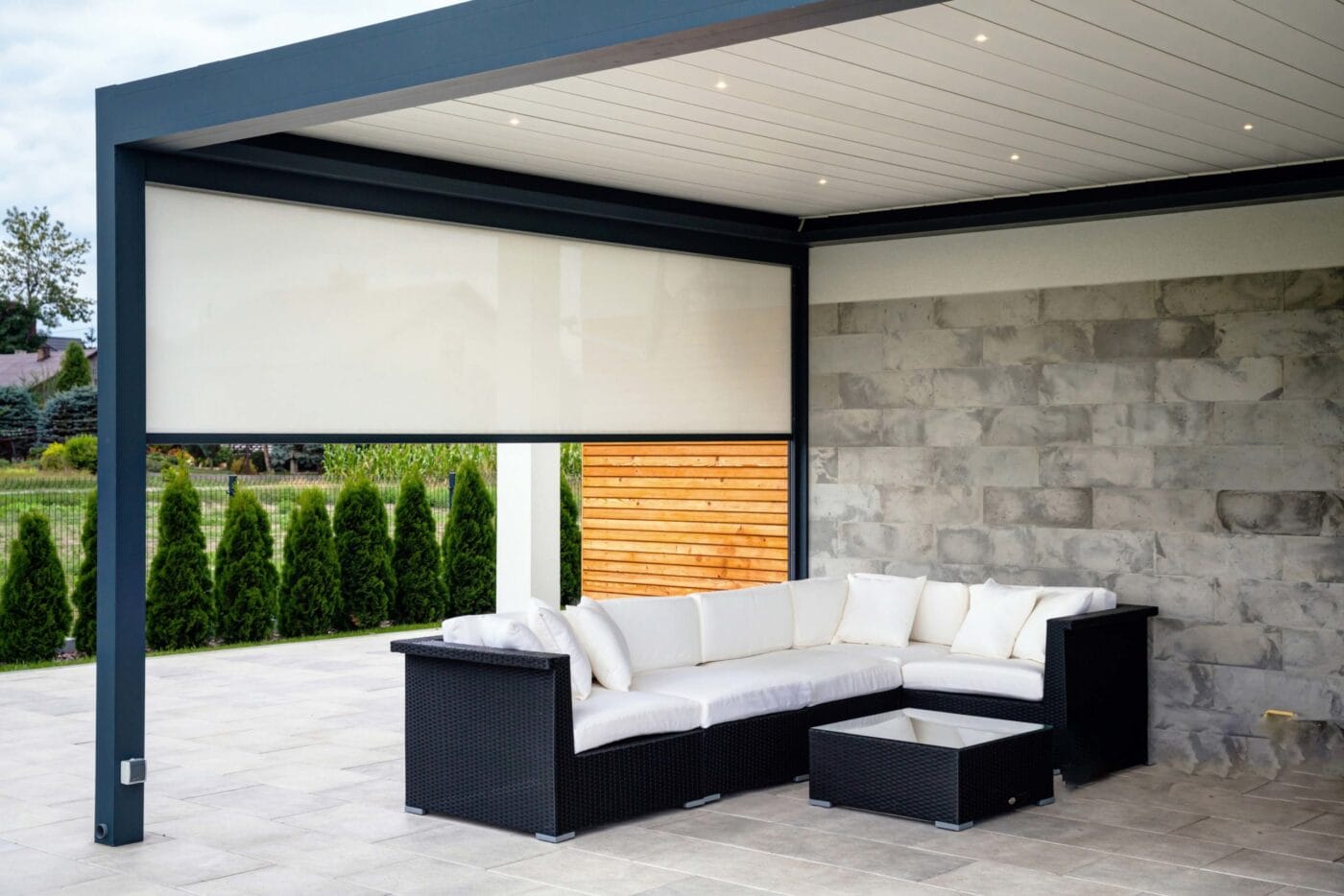 4m x 3m Rectangular Free Standing Technic Pergola
