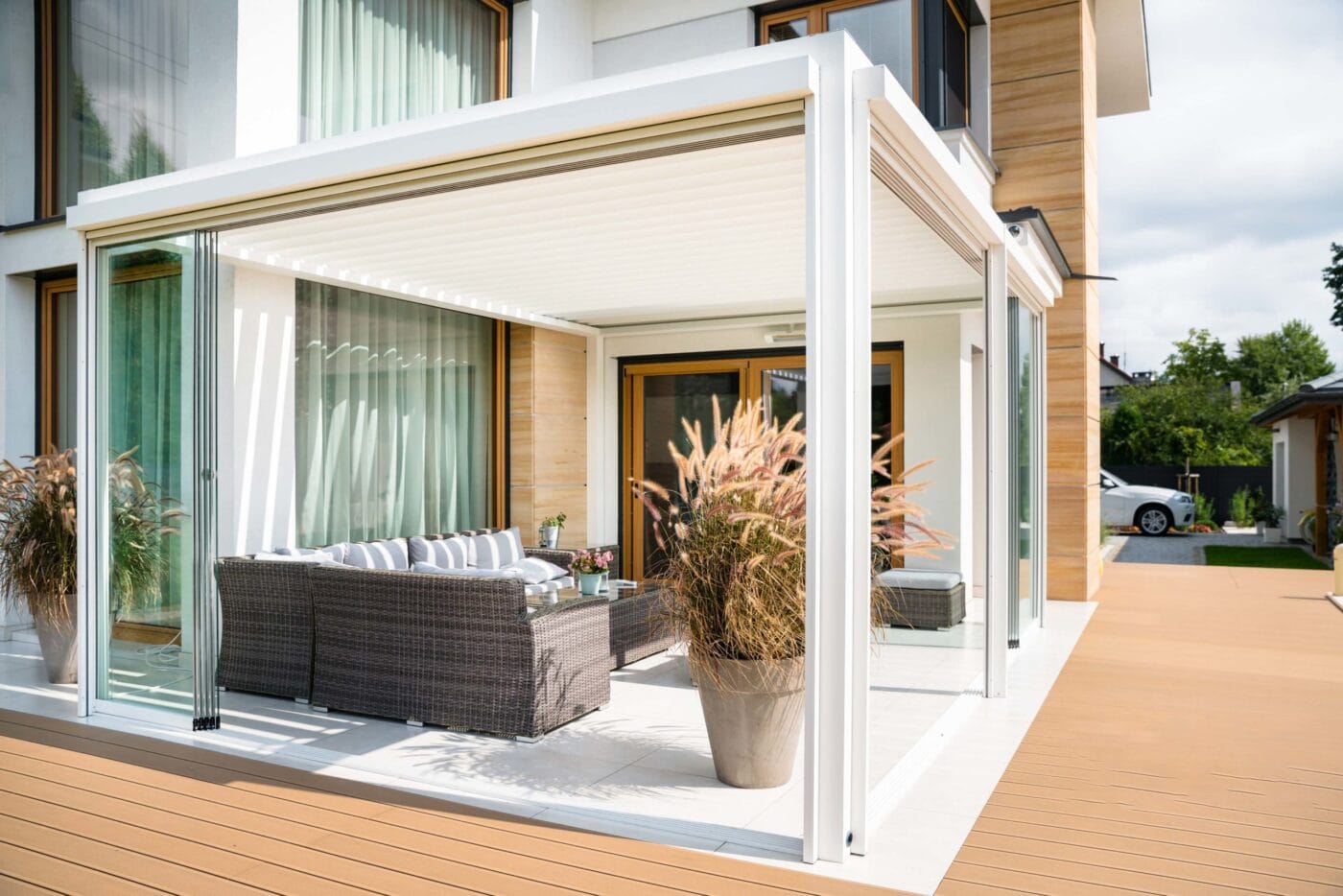 4m x 3m Rectangular Free Standing Technic Pergola