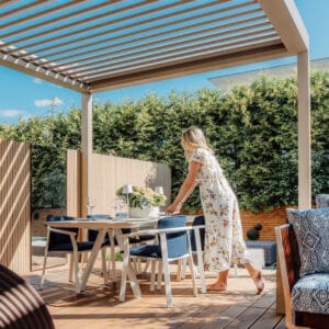 4m x 3m Rectangular Free Standing Technic Pergola