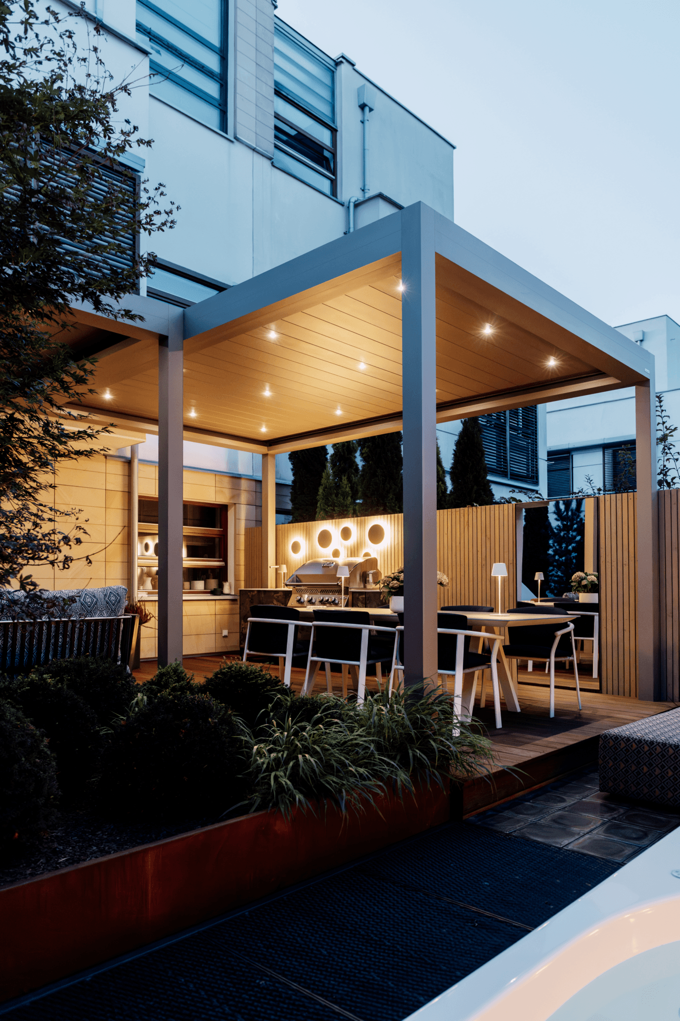 4m x 3m Rectangular Free Standing Technic Pergola