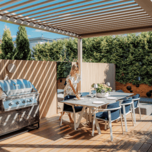 4m x 3m Rectangular Free Standing Technic Pergola