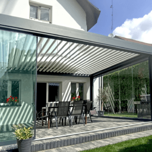 4m x 4m Square Free Standing Technic Pergola