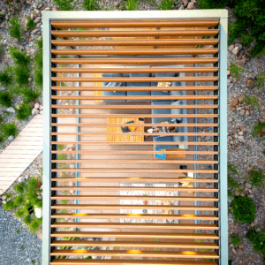 5m x 3m Rectangular Free Standing Technic Pergola