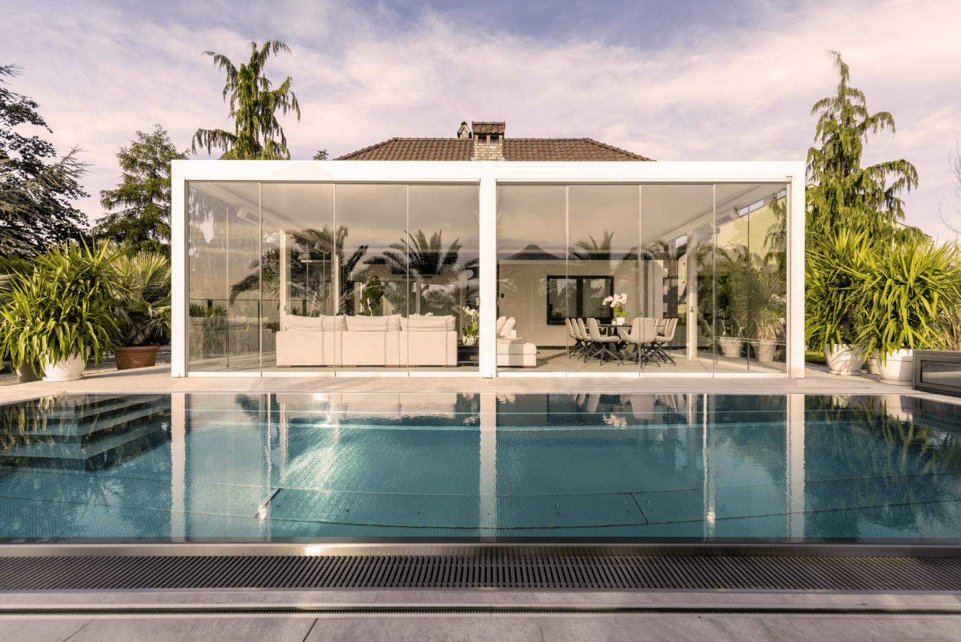 6m x 6m Square Free Standing Technic Pergola