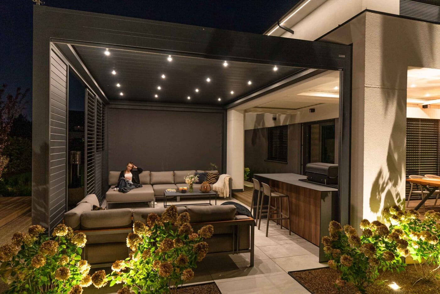 4m x 3m Rectangular Free Standing Technic Pergola