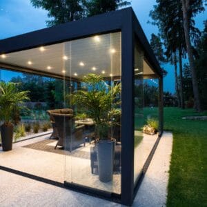 4m x 4m Square Free Standing Technic Pergola