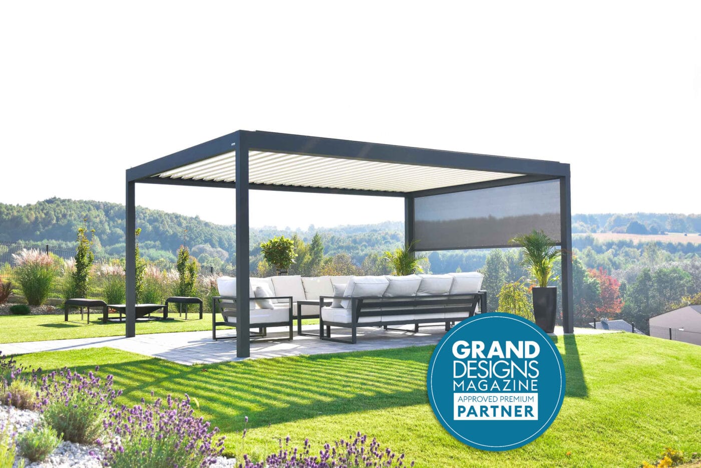 4m x 3m Rectangular Free Standing Technic Pergola