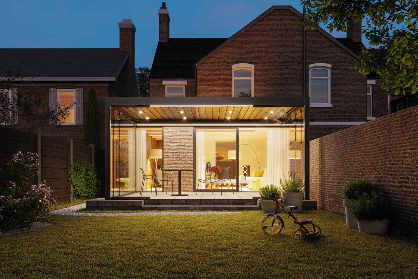 4m x 3m Rectangular Free Standing Technic Pergola