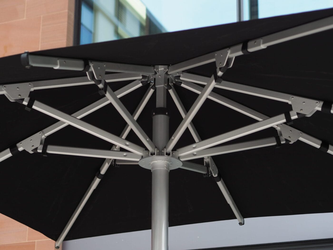 3.5m x 2.3m Rectangular Centre Post Parasol - Nova