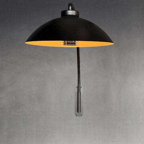 wall-bracket-heat-dome Heat Dome Pendant - Bow Bracket
