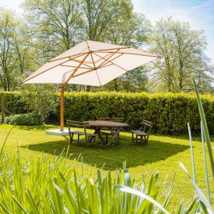4m x 3m Rectangular Cantilever Parasol - Eclipse