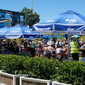 2.8m Printed Octagonal Cafe Series – Aluminium Parasol