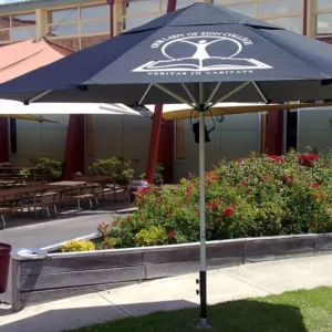 4.2m Printed Octagonal Cafe Series – Aluminium Parasol