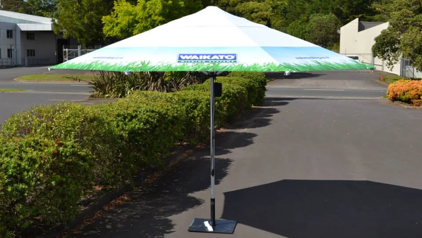 4.2m Printed Octagonal Cafe Series – Aluminium Parasol